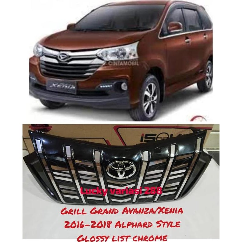 Promo Grill Depan Geril Grand Avanza Xenia 2016 2017 2018 Model Apollo Grill Model Alphard Grand Ava