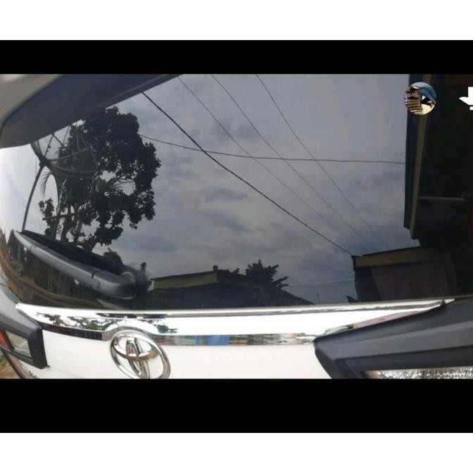Grosir Lis List Kaca Pintu Bagasi Belakang Trundlite Inova Innova Reborn 2016 Sampai 2022 Tempel Chr