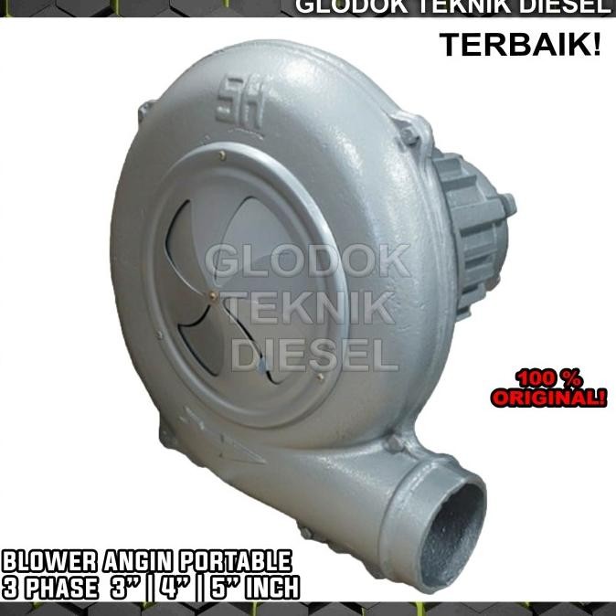 Morris Mesin Blower Keong Angin Rrc 3" 4" 5" Inch 3 Phase Original New Stok
