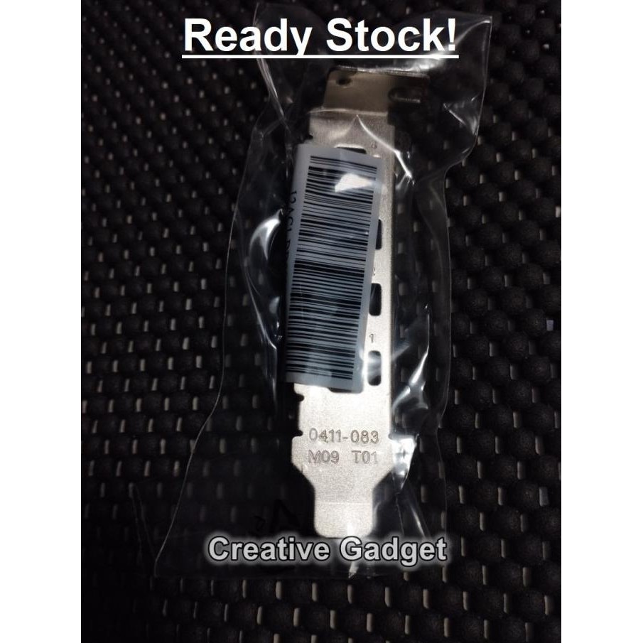 Original New Bracket Sff Vga Card Pendek Nvidia Quadro T600 T1000 Nvs 510 - 4 Lubang Mini Dp - Plat 