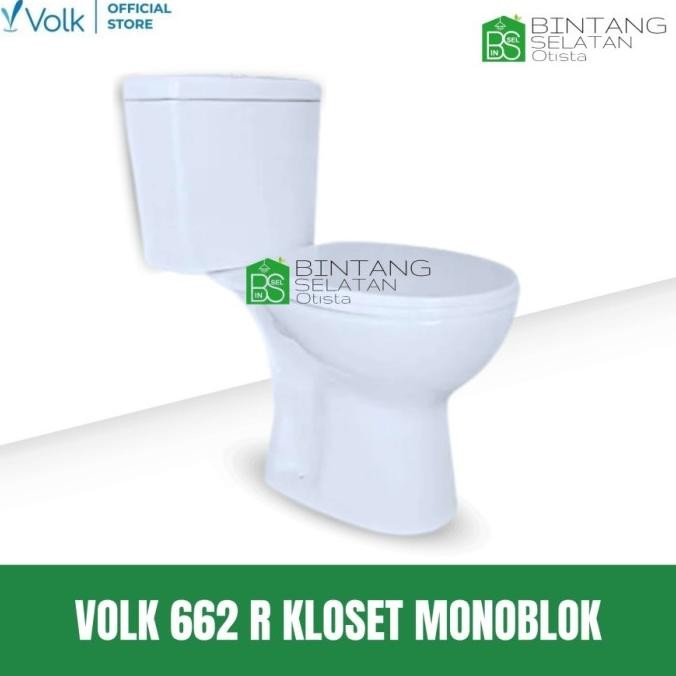 Closet Kloset Duduk Oulu C 433 / Monoblok Oulu C433 Putih Ekonomis New Stok