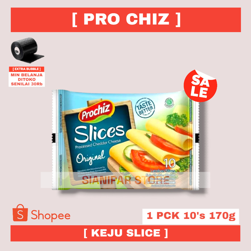 

PRO CHIZ KEJU SLICE 10'S PCK 170g