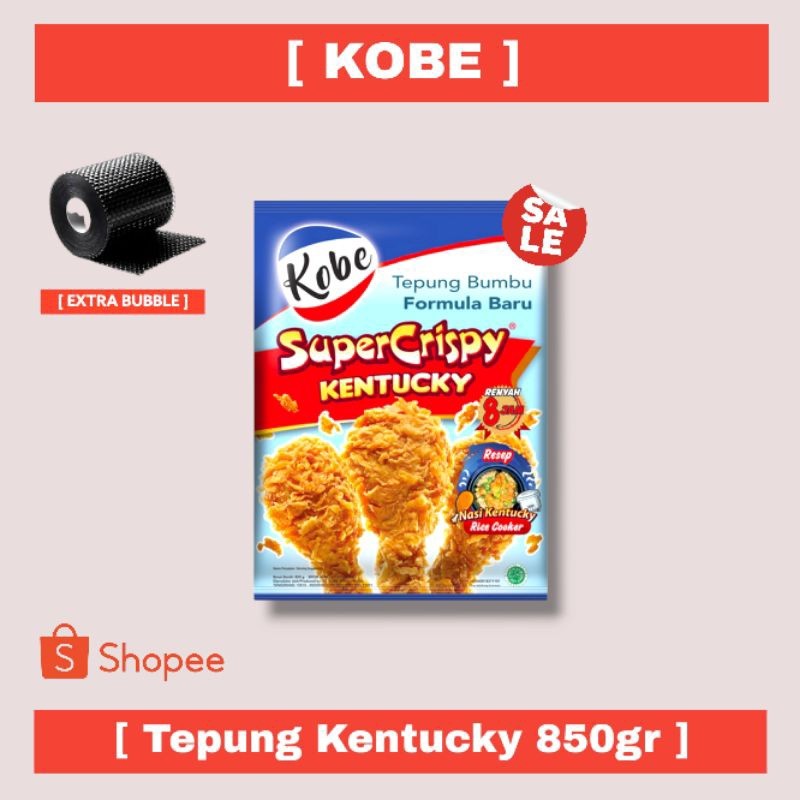 

KOBE TEPUNG BUMBU KENTUCKY SUPER CRISPY PCK 850g