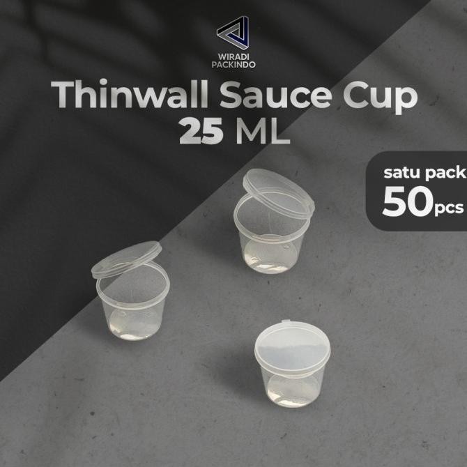 Saus Cup 25ml/ Tempat Saus 25 ml