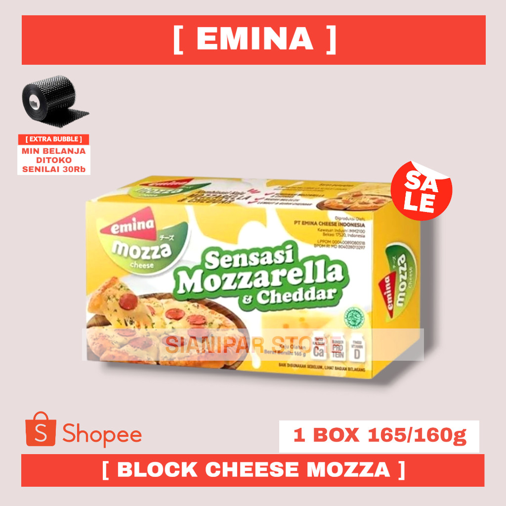 

EMINA BLOCK CHEESE MOZZA BOX 165/160g