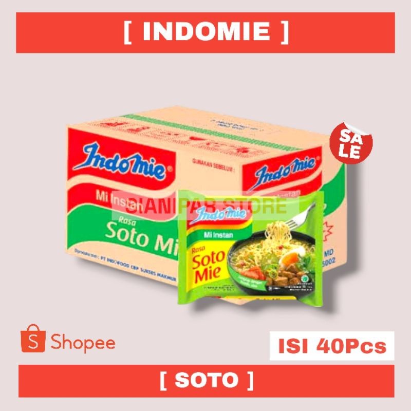 

INDOMIE Instant Soto Mie Pck 70g - [ 1 Dus 40Pcs ]