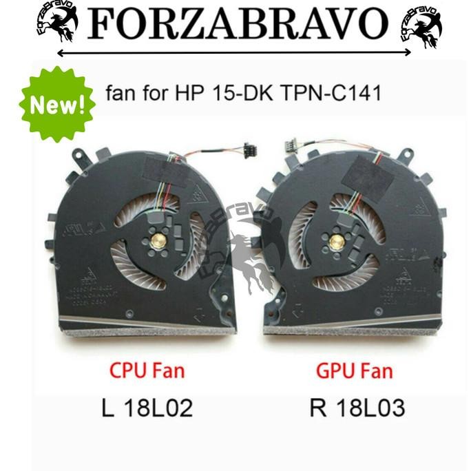 Cooling Fan Kipas Fan Laptop Gaming Hp Pavilion 15-Dk 15T-Dk 15-Dkxxx Series Sepasang Co