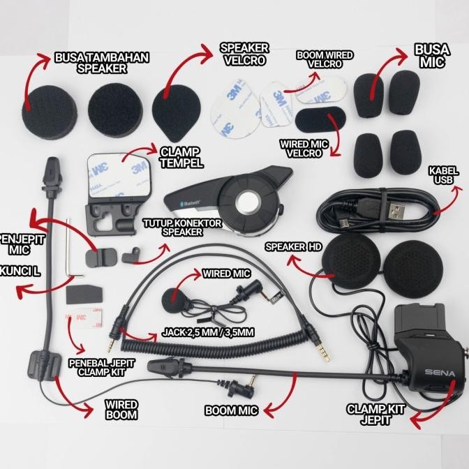Sena 20S Evo HD Speakers Bluetooth Intercom