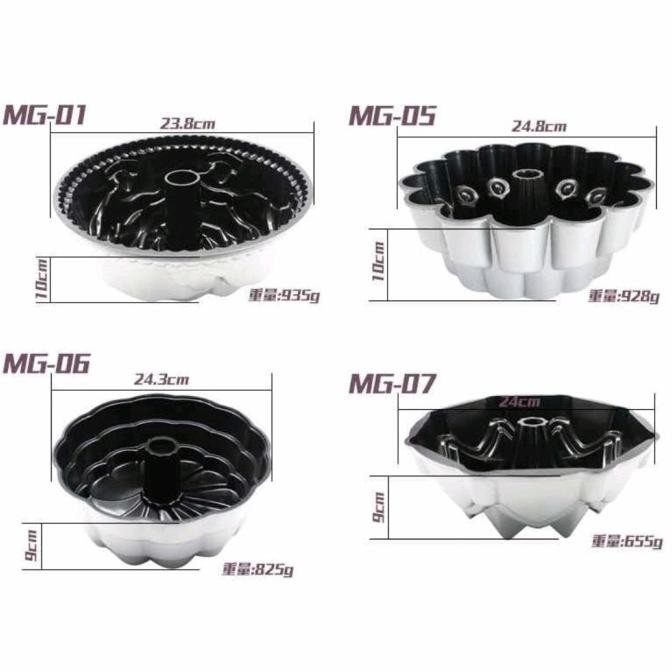 Loyang Kue / Cetakan Kue / Loyang Sultan Anti Lengket