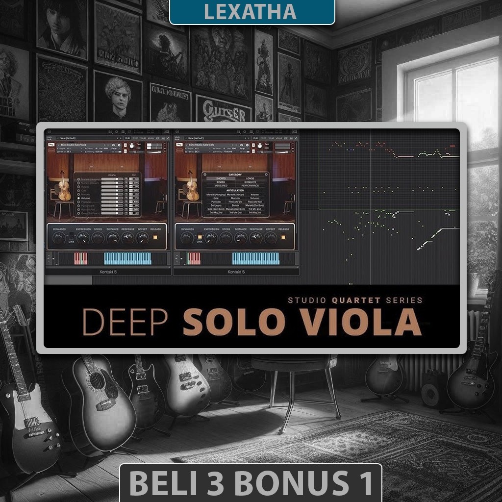 8Dio - Studio Quartet Series : Deep Solo Viola 10GB