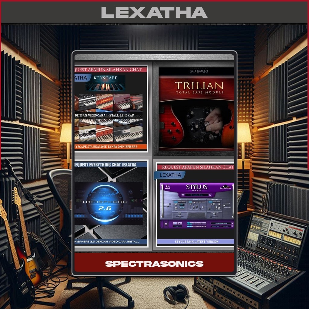 Spectrasonics Bundle - Omnisphere Keyscape Stylus Rmx Trilian