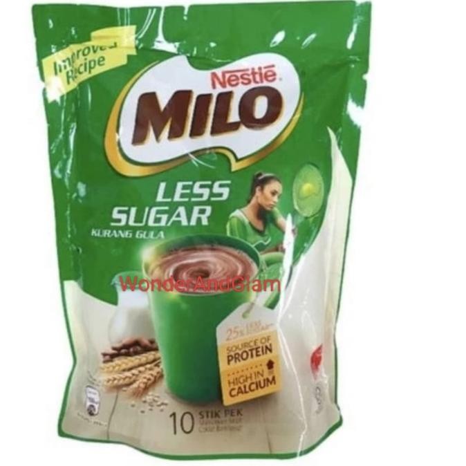 

Sale Milo Less Sugar Malaysia Isi 10 Pcs