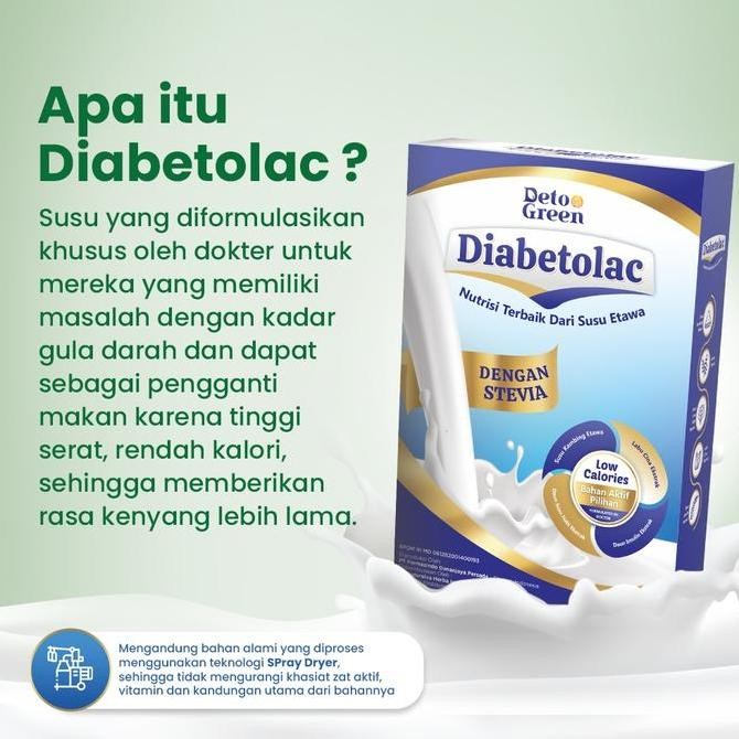 

Murah Diabetolac Paket 2 Susu Kambing Etawa Murni Manis Alami 2 Pcs