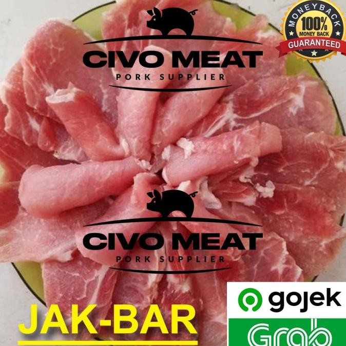 

Grosir Daging Paha Babi (Tanpa Kulit) Slice Tipis - 500Gr