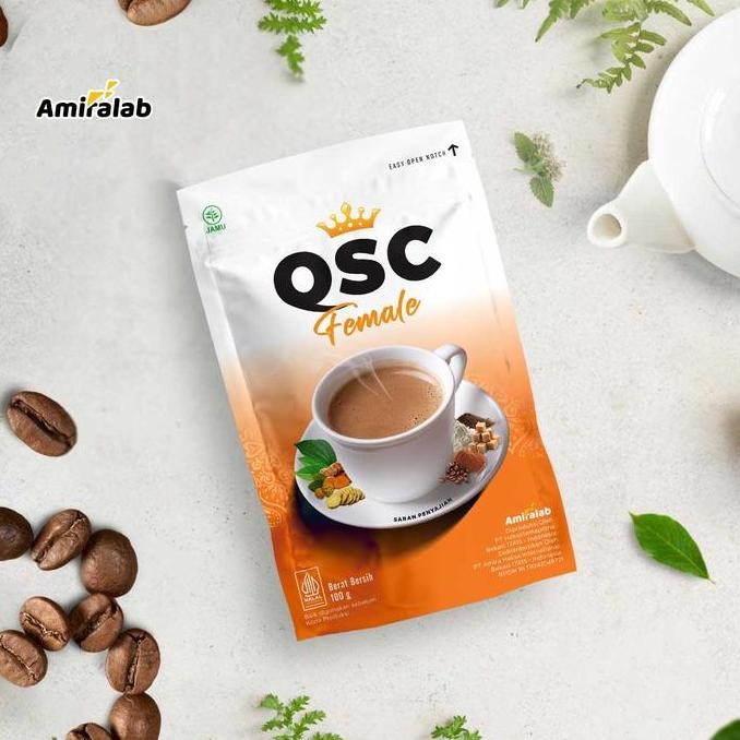 

Promo Qsc Female By Amiralab 1 Pouch - Kopi Bubuk Gula Aren 8X Zat Aktif Lancarkan SiklusWanita Menstruasi, Gangguan Hormon, Merawat Kesehatan Rahim, Kputihn Berlebih.Halal&Bpom 100Gr
