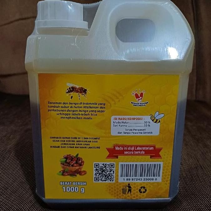 

Murah Amk Madu Dengan Kurma 1Kg Penambah Stamina Honey Syrup