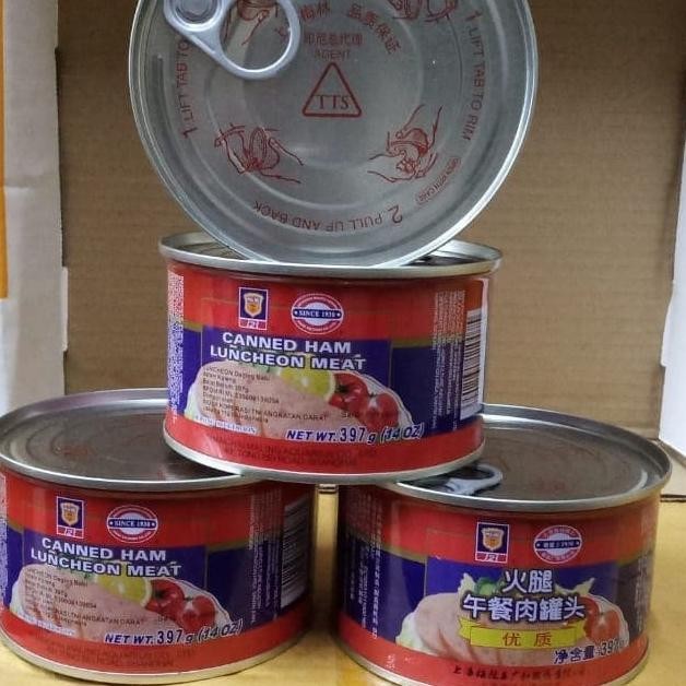 

Sale Makanan Kaleng Canned Ham Luncheon Meat Premium Daging Maling 397 Gram