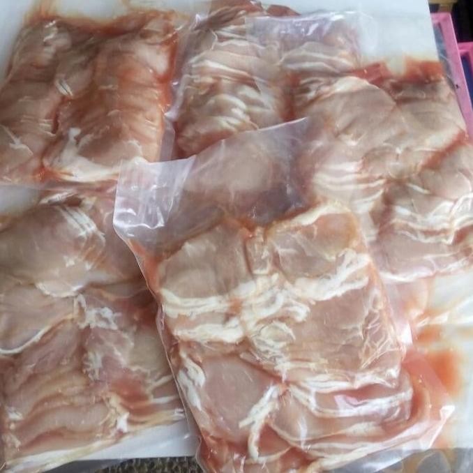 

Promo Pork Loin Slice/Daging Babi Has/Karbonat Isi Potong Tipis 0,5Mm (Kg)