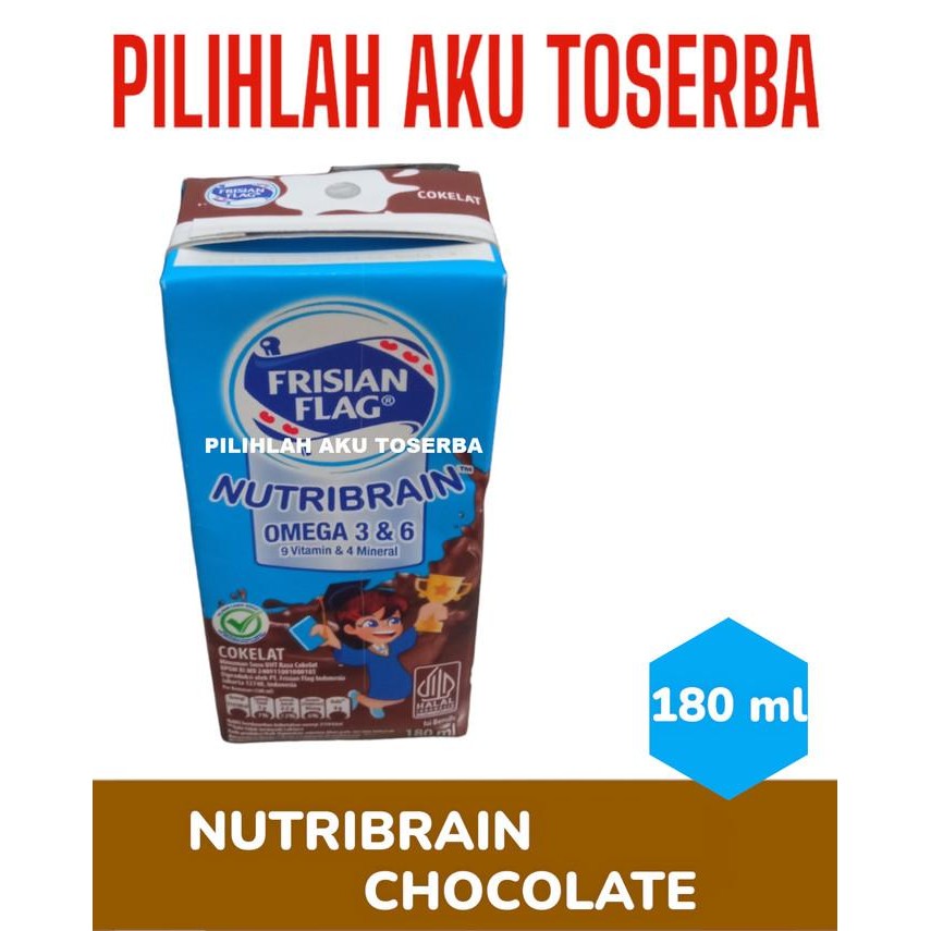 

Promo Susu Frisian Flag Nutribrain Chocolate 180 Ml - ( Harga 1 Dus )