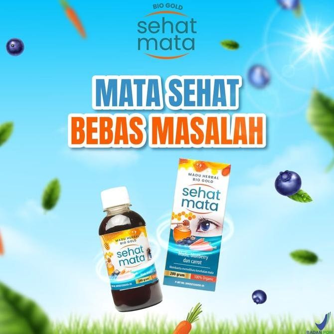 

Grosir Madu Sehat Mata Bio Gold Sehat Mata Plus Ekstrak Bilberry Dan Wortel 280Gr