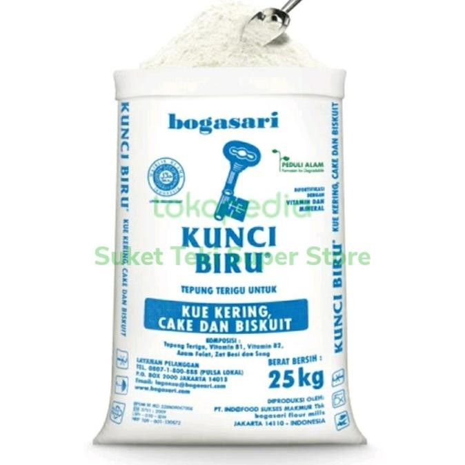 

Sale Tepung Terigu Kunci Biru 25Kg Gojek