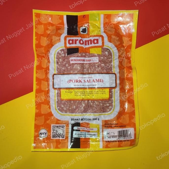 

Murah Pork Salami 250Gr Aroma Nonhalal