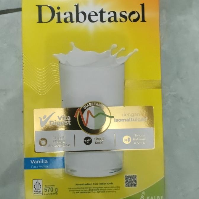 

Murah Diabetasol Vita Digest Vanila/Coklat(570Gr)