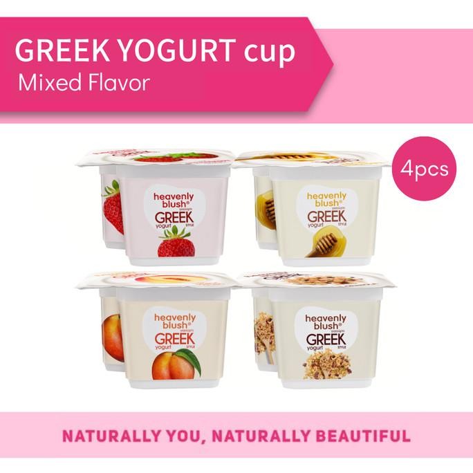

Murah Heavenly Blush Greek Yogurt Cup Rasa Mixed [100Gr X 4 Pcs]