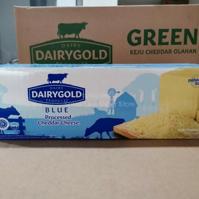 

Murah Dairygold Blue Cheddar Cheese Dairy Gold Keju Premium 2Kg
