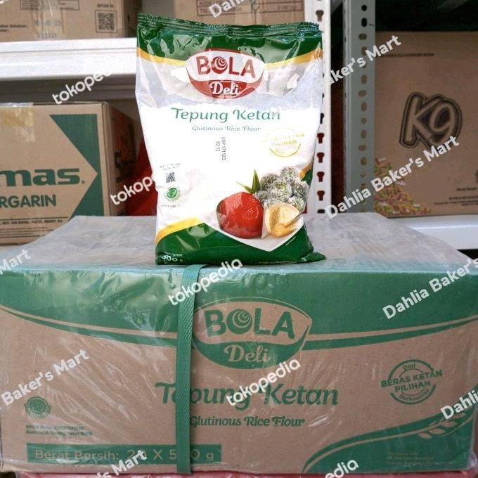 

Murah Tepung Ketan Bola Deli 500 Gram X 20 / Dus (Gojek/ Grab Instant)