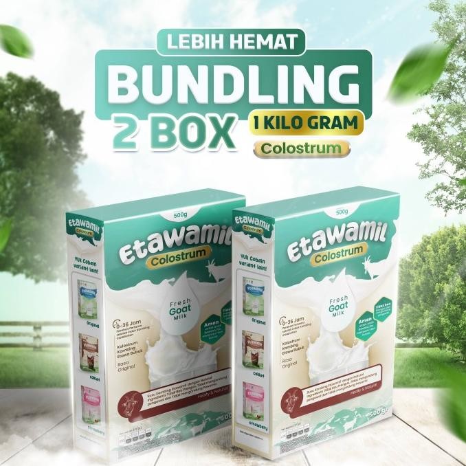 

Promo Etawamil Colostrum - Susu Kambing Etawa Kolostrum Halal Bpom 1Kg/1000G