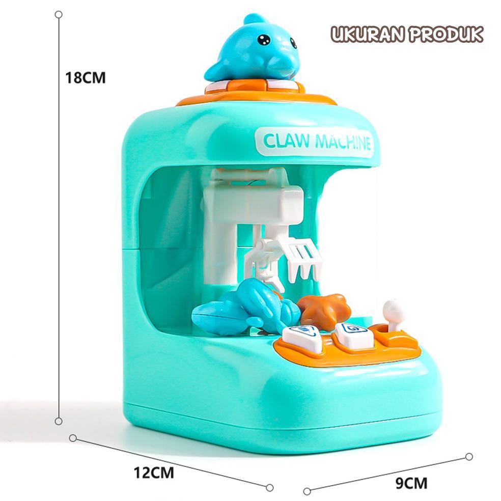Mainan Claw Machine Mini Mainan Capit Boneka Mesin Capit Boneka Doll Machine