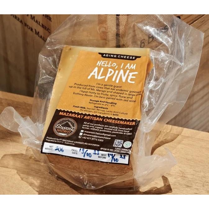 

Murah Mazaraat Aging Cheese Keju Hello I Am Alpine Artisan Cheesemaker