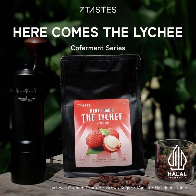 

Promo Kopi Arabika Here Comes The Lychee 7 Tastes Coffee - Biji Kopi Arabica Coferment Leci Fruity Sweet Brown Gula