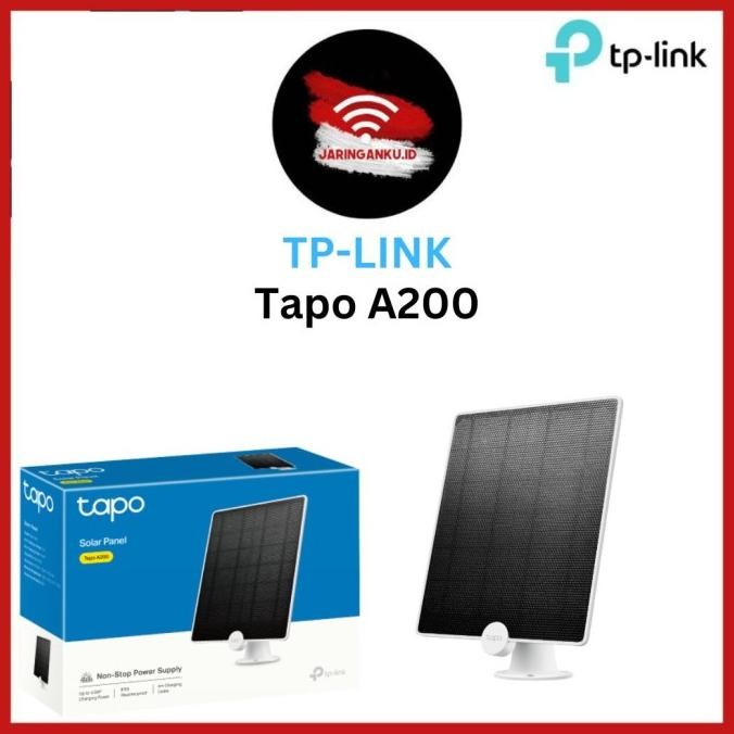 Murah TP-Link Tapo A200 Weatherproof Solar Charging Panel for Battery Camera Non COD