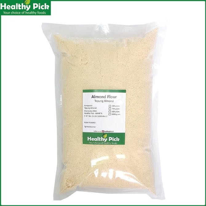 

Promo Tepung Almond Bubuk 1000 Gram 1Kg Almond Flour Keto