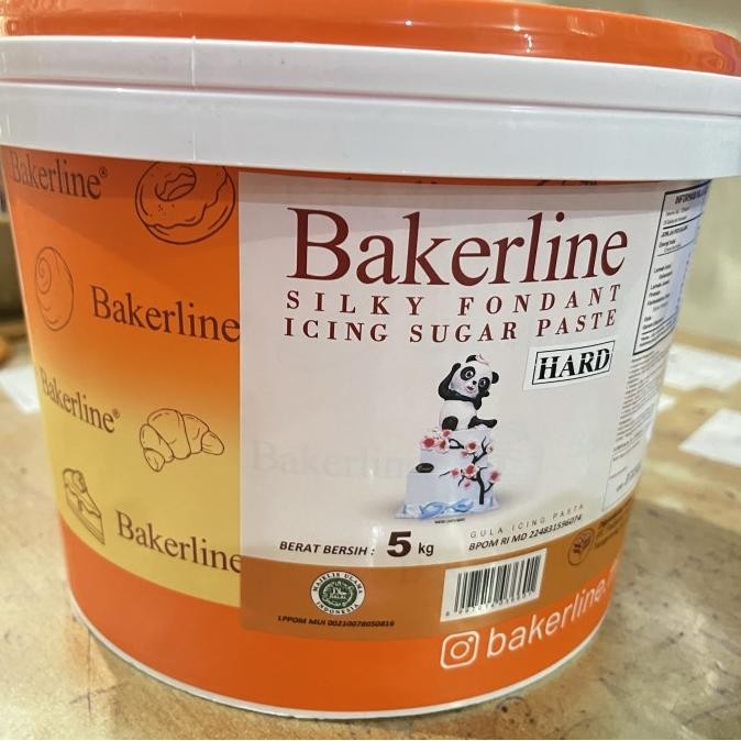 

Sale Bakerline Silky Fondant 5Kg Pail White Putih Icing Fondant