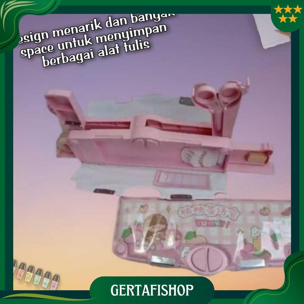 

SkyloKotak Pensil Motif Karakter Multifungsi Premium Tempat Pensil Serbaguna Cod