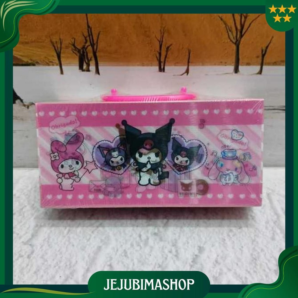 

Kotak Pensil Kode 3 Tingkat Metalik 3Dimensi/Pencil Case Password/Kotak Pin Promo