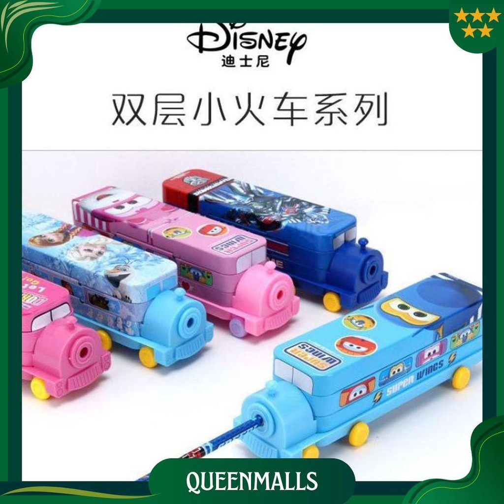 

Disney Licensed Train Pencil Case Double Dekker Kotak Pensil Kereta Api Karakter Cartoon Anak Motif Cewek Cowok Gratis Ongkir