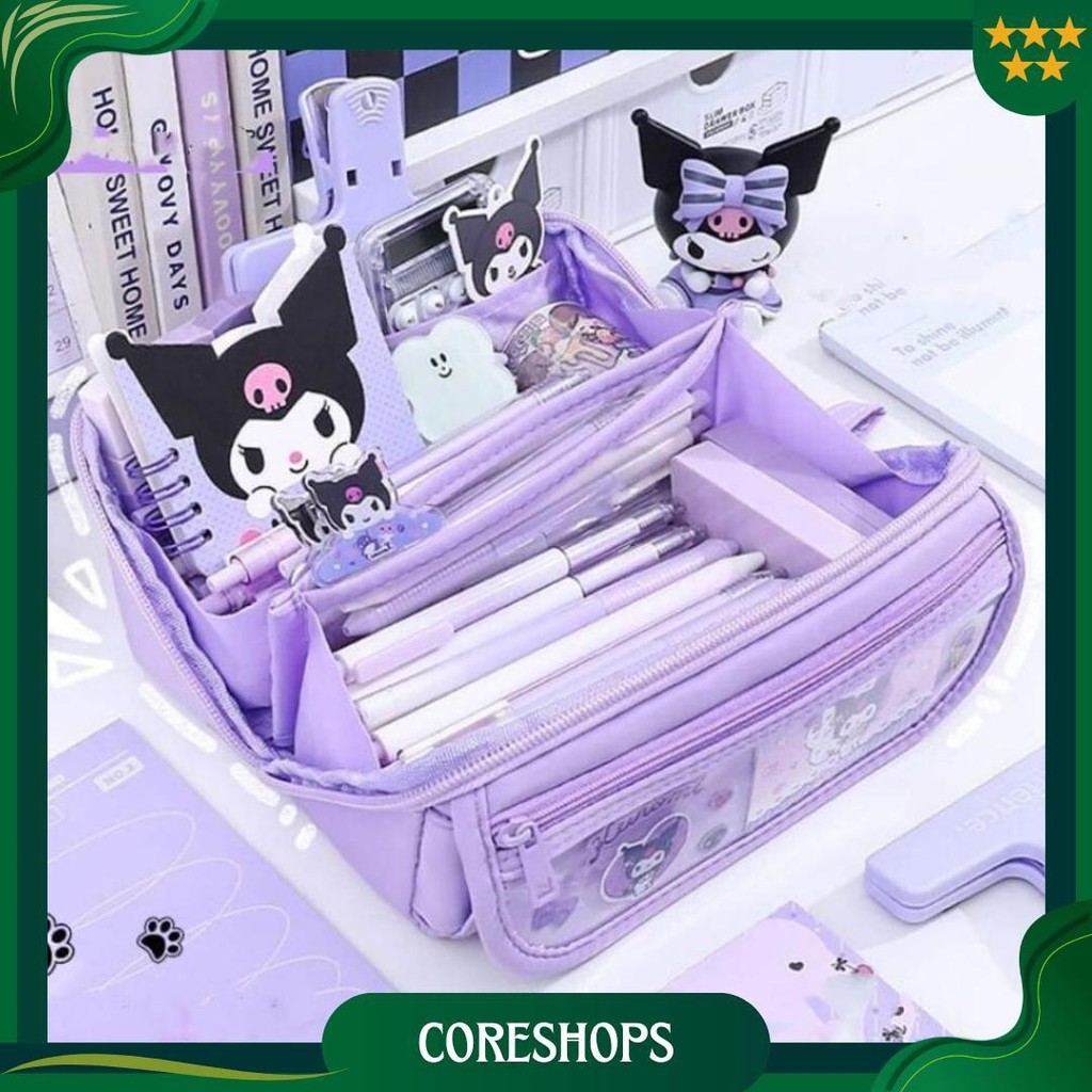 

Sandbox - Kp193 9 Lapis Tempat Pensil Kotak Pensil Berkapasitas Besar Alat Tulis Sekolah Stationary Sanrio Kuromi Melody Cinnamoroll Kartun Ori