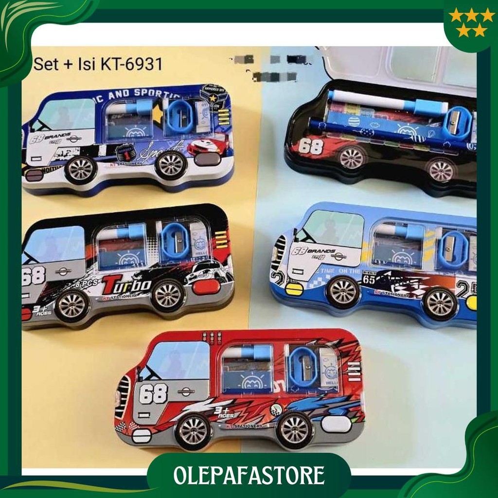 

Kotak Pensil Bahan Kaleng Model Truk Besar Pencil Case Tempat Pensil Promo