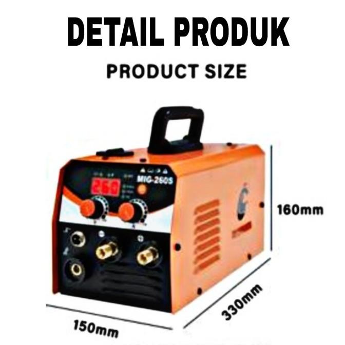 Murah Mig 260S Welding Machines Mesin Las Multi Fungsi 3In1 Mig-Mma-Argon
