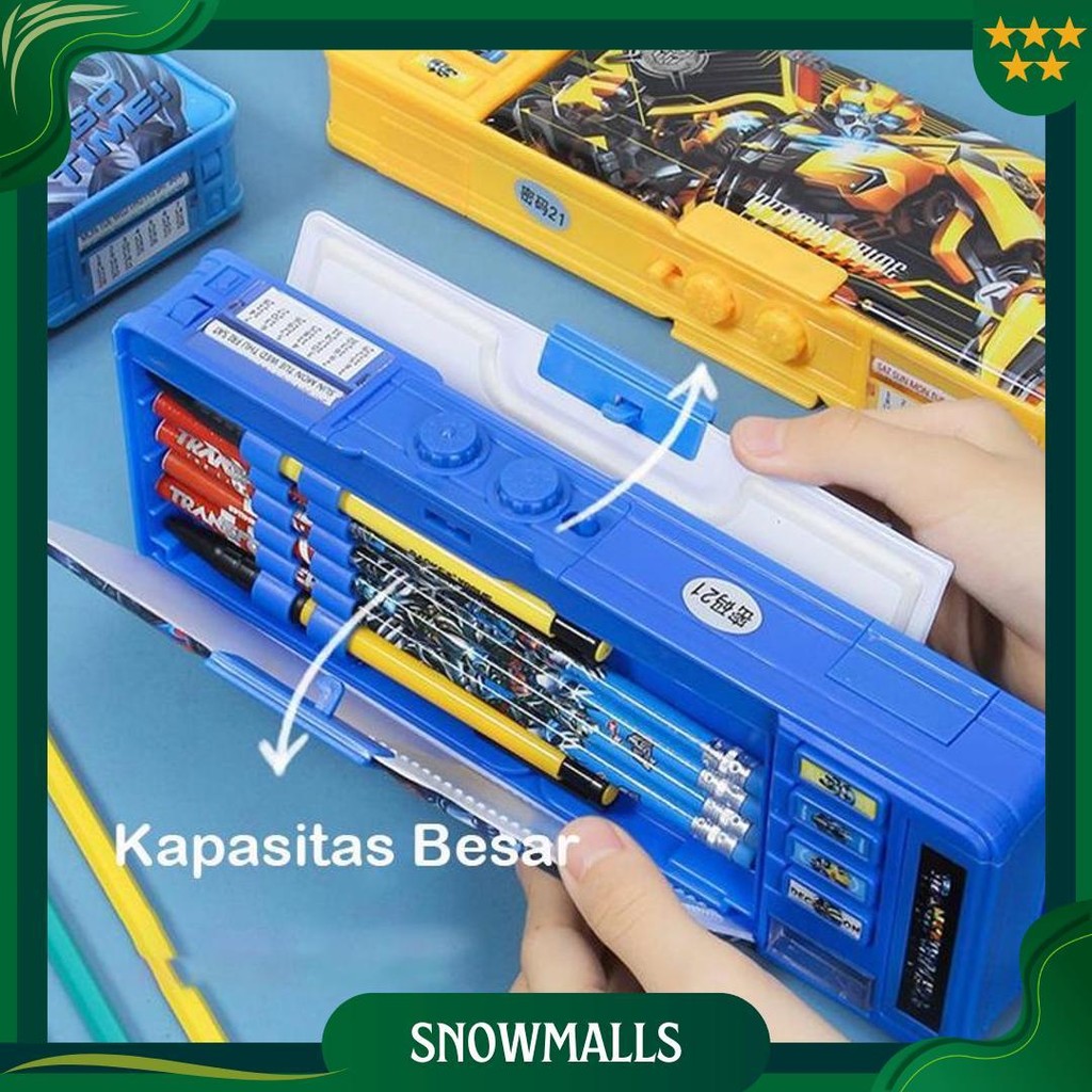 

Kotak Pensil Multifungsi Motif Kartun Untuk Anak Laki-Laki / Tahan Air Dengan Rautan Pensil Tempat Pensil Berkapasitas Besar Cod