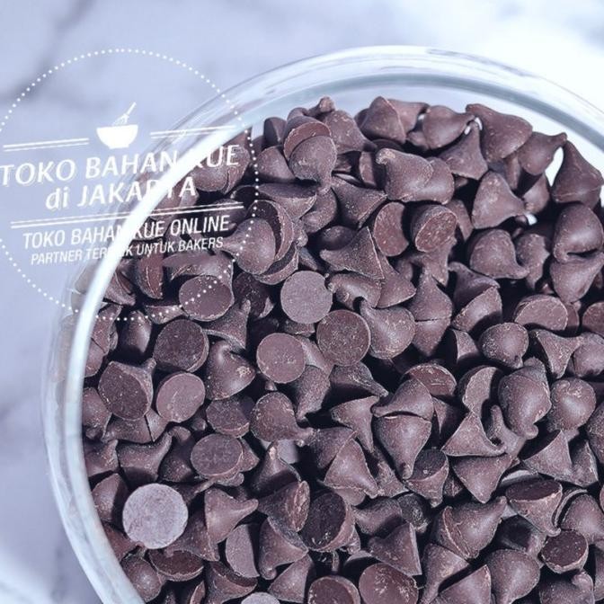 

Sale Schoko Chocochips 1Kg Dark Chocolate Compound Choco Chips Premium Chocochip Topping Cokelat Chip