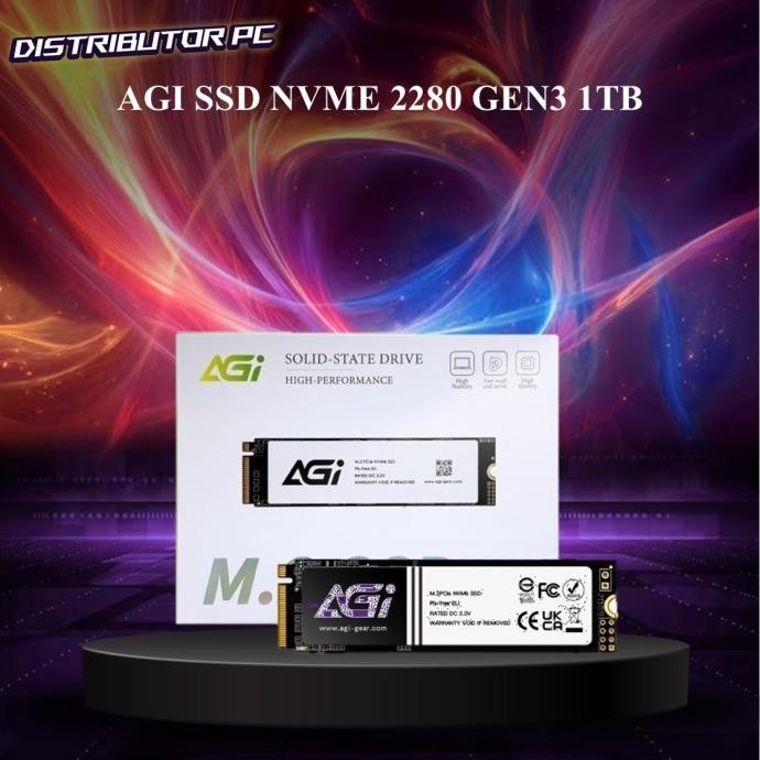 AGI SSD NVME 2280 GEN3 1TB 2004T