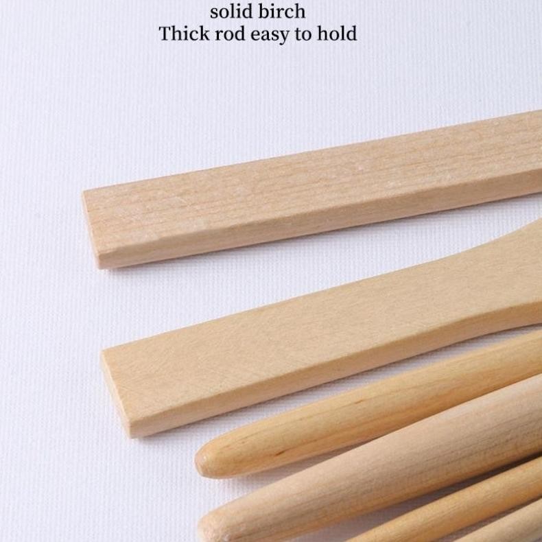 

COD 6pcs Kuas Lukis Nylon Watercolor Brush Kuas Cat Air Paint Brush Wooden Handle Nilon Brush Termurah