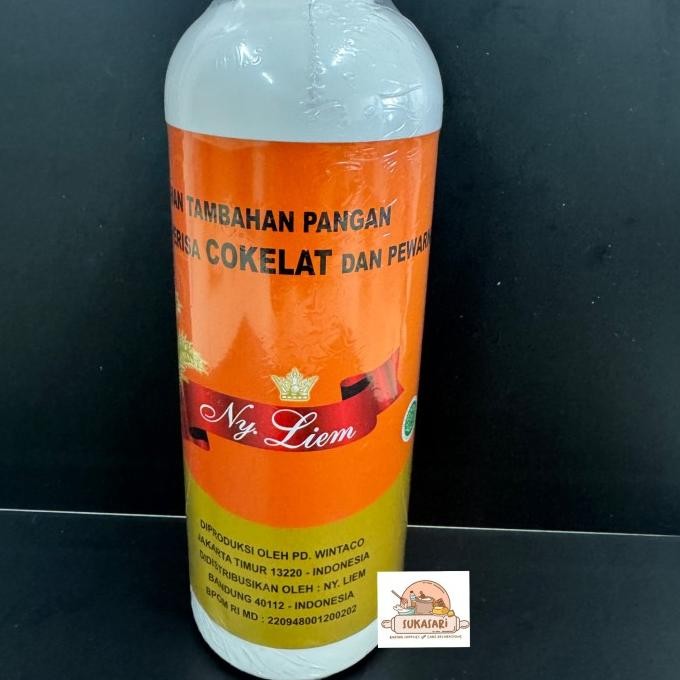 

Grosir Pasta Ny Liem Coklat 1Kgr Botol Perisa Flavor Cokelat Chocolate Paste