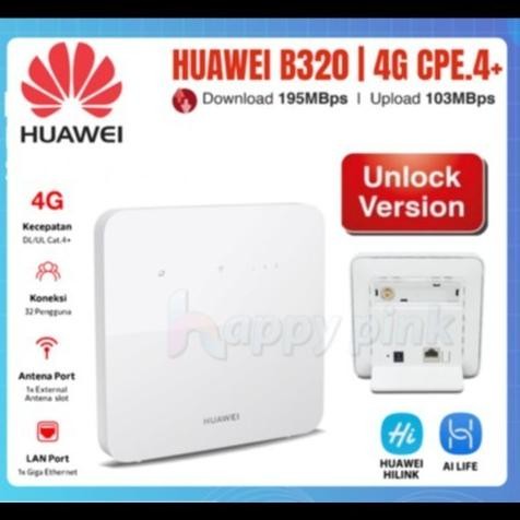 Modem Wifi Huawei Home Router 4G Sim Card Huawei B320 Unlock All Operator Co