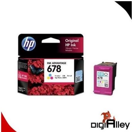 Cartridge Hp678 Tinta Printer Color Hp Ink Advantage Deskjet 678 Co